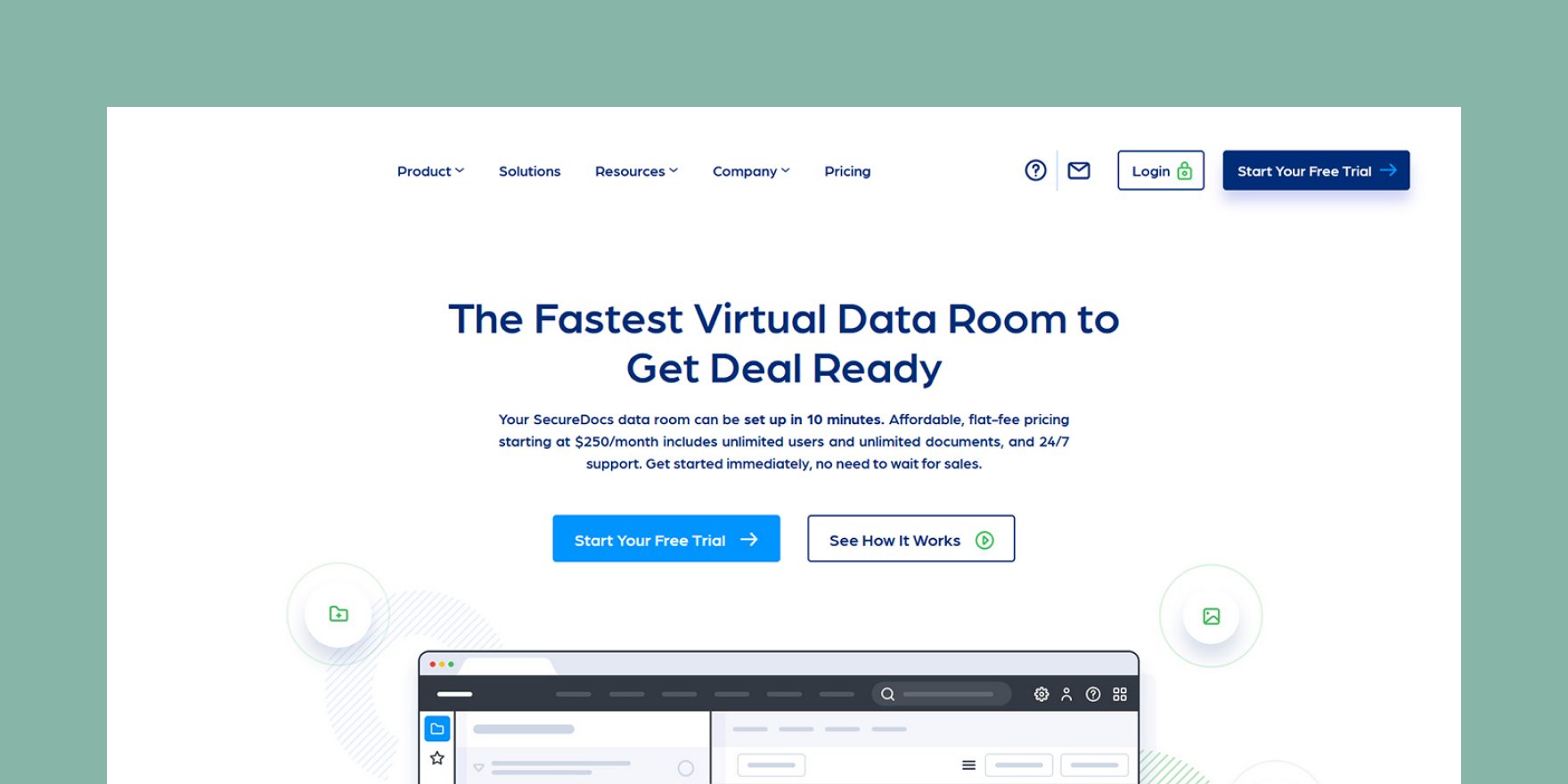 Image from Virtual data room prices and comparison