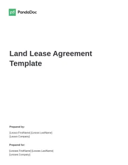 Land Lease Agreement Template