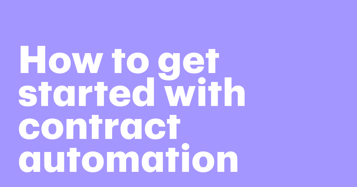 Featured: Contract management automation without the workflow overhaul
