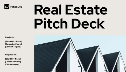 Real Estate Pitch Deck