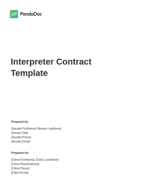 Interpreter Contract