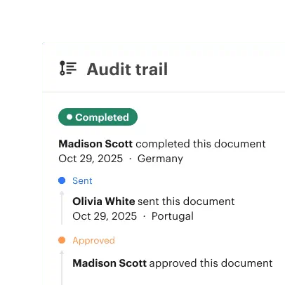 Live tracking and instant notifications for every document