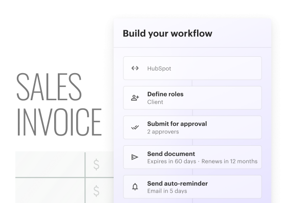 Build your workflow interface