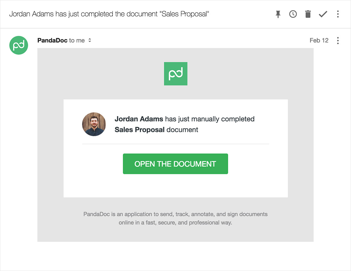 Image from Product update: Change a document status manually