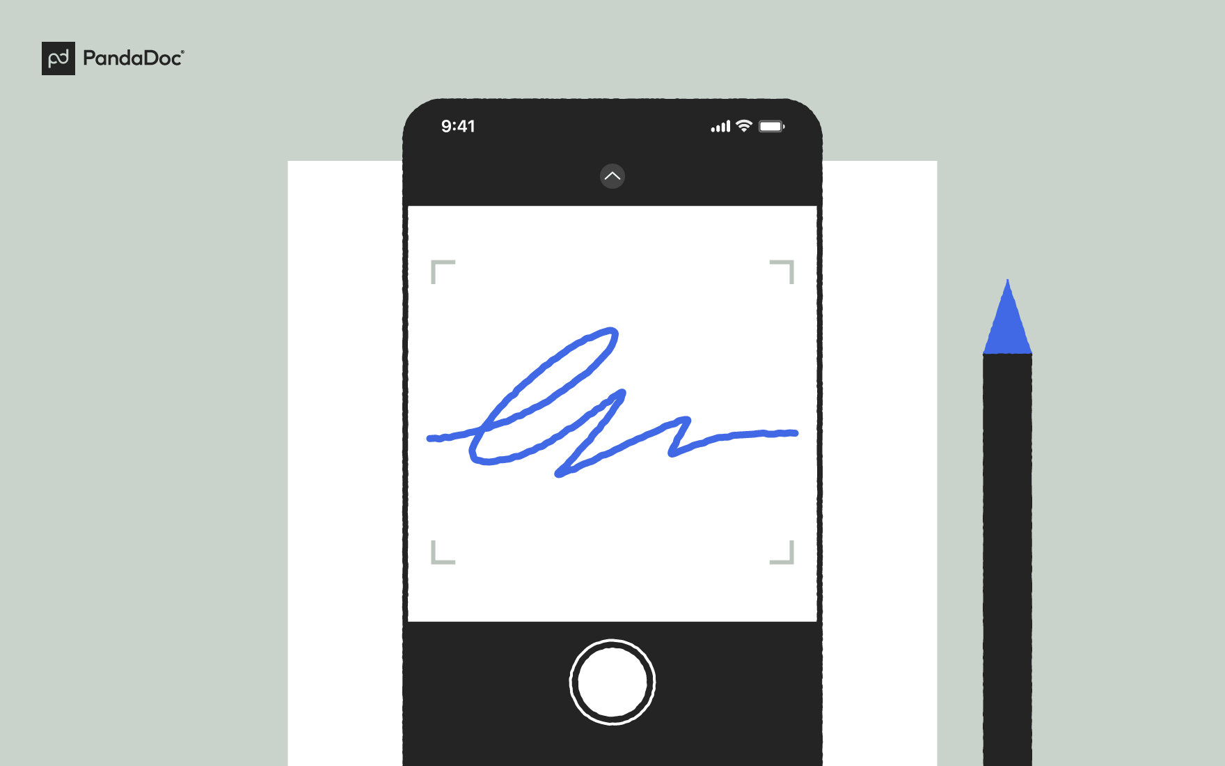 Scan the image of your signature