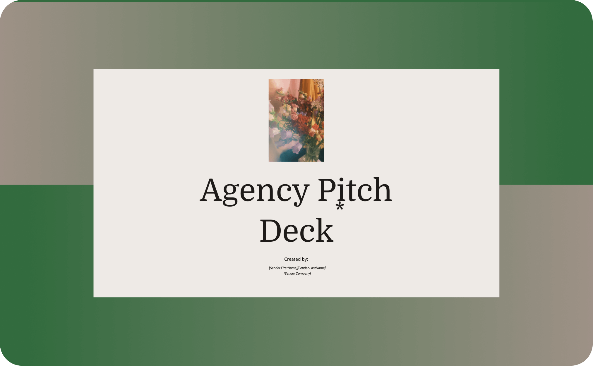 Agency Pitch Deck PandaDoc