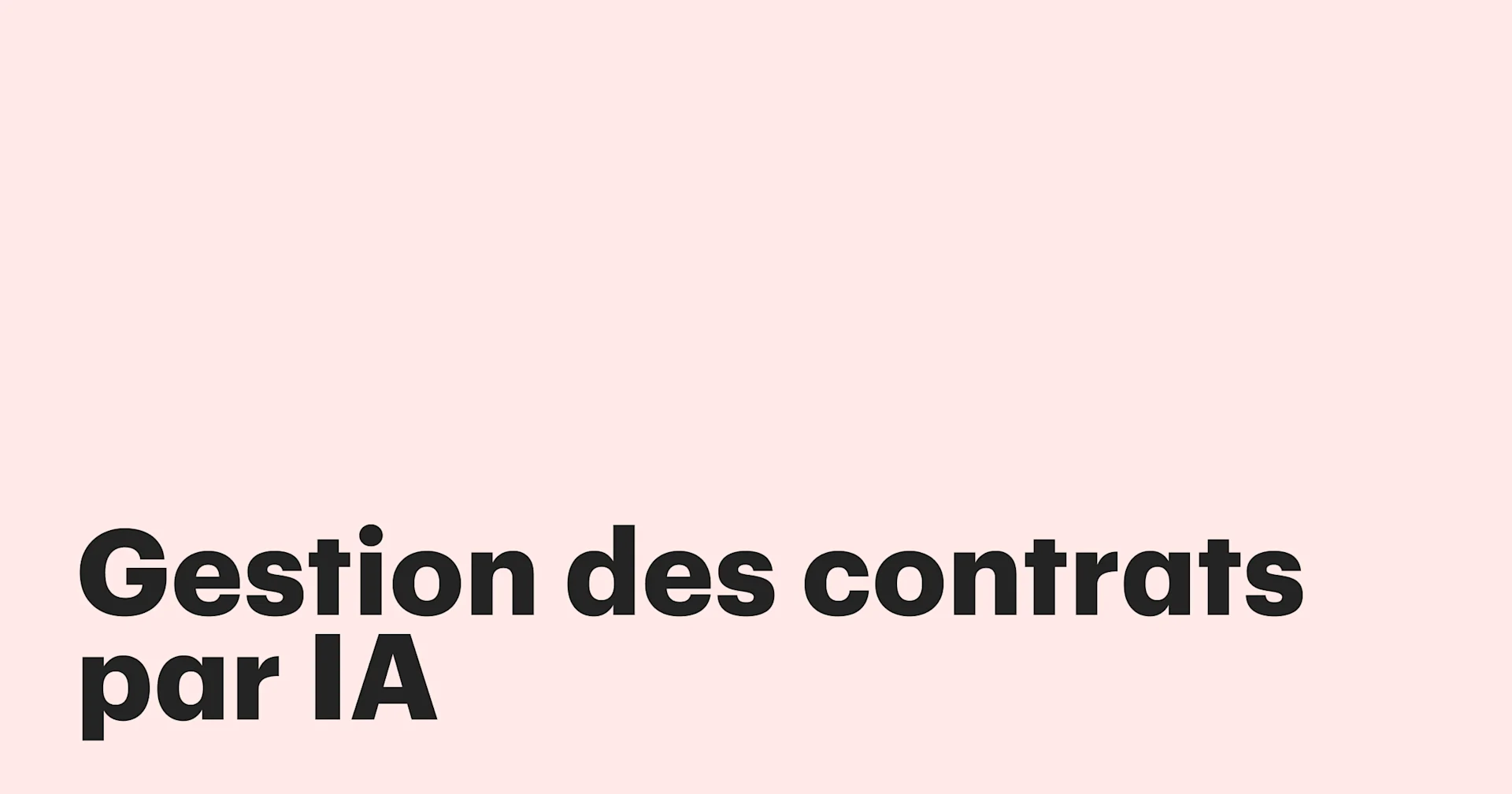 ai contract management