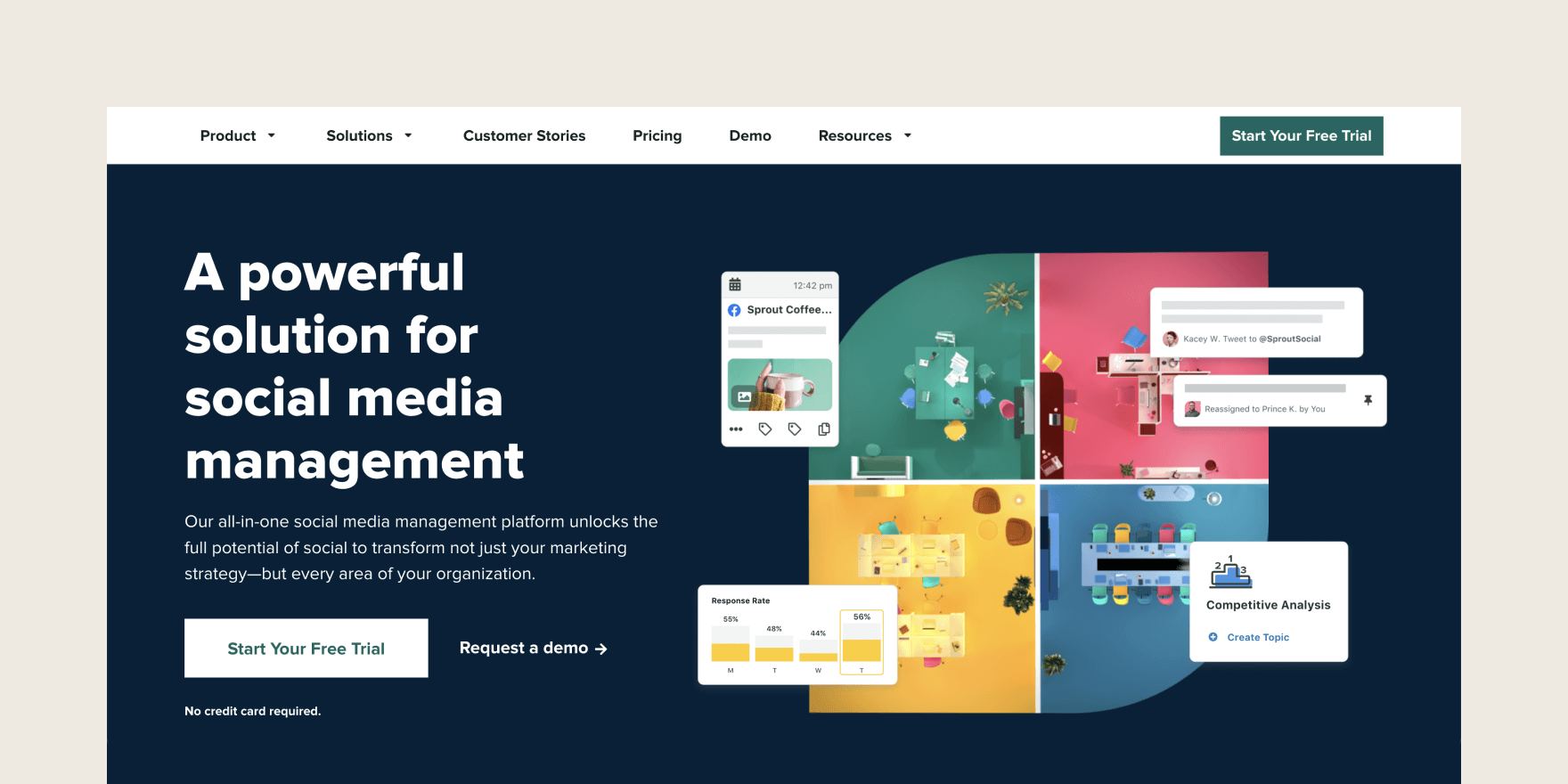 Sprout Social; social media management for enterprises