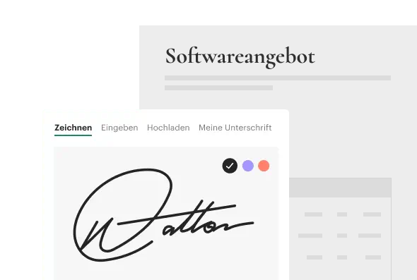 Document Signature Quote
