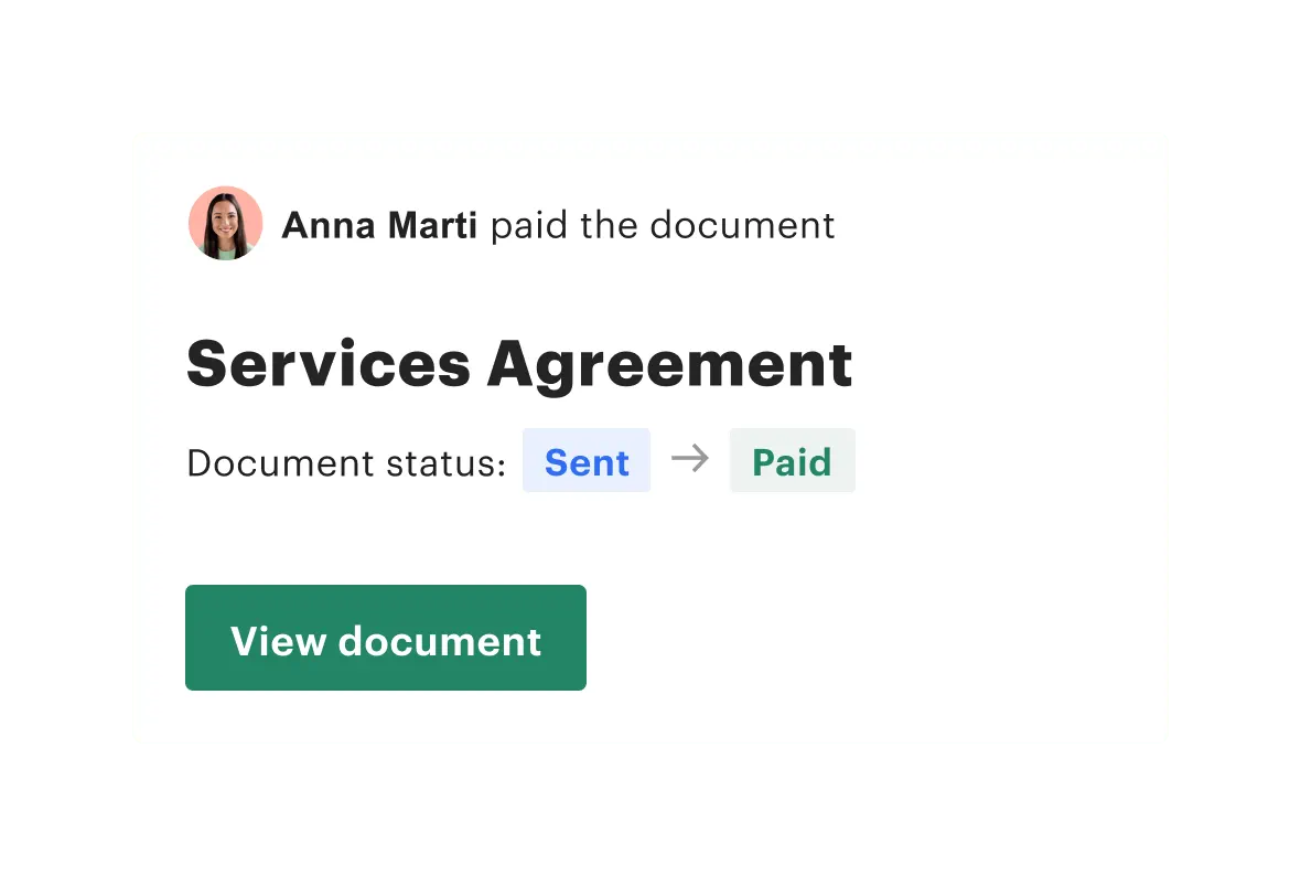 Payments Email Notifications