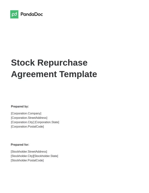 Stock Repurchase Agreement