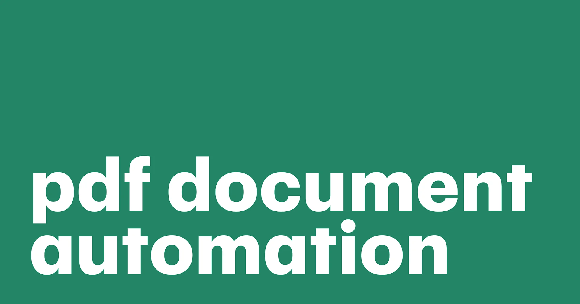 Featured: How PDF document automation can help your business grow