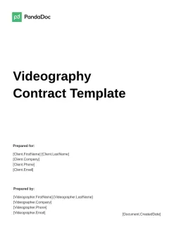 Videography Contract
