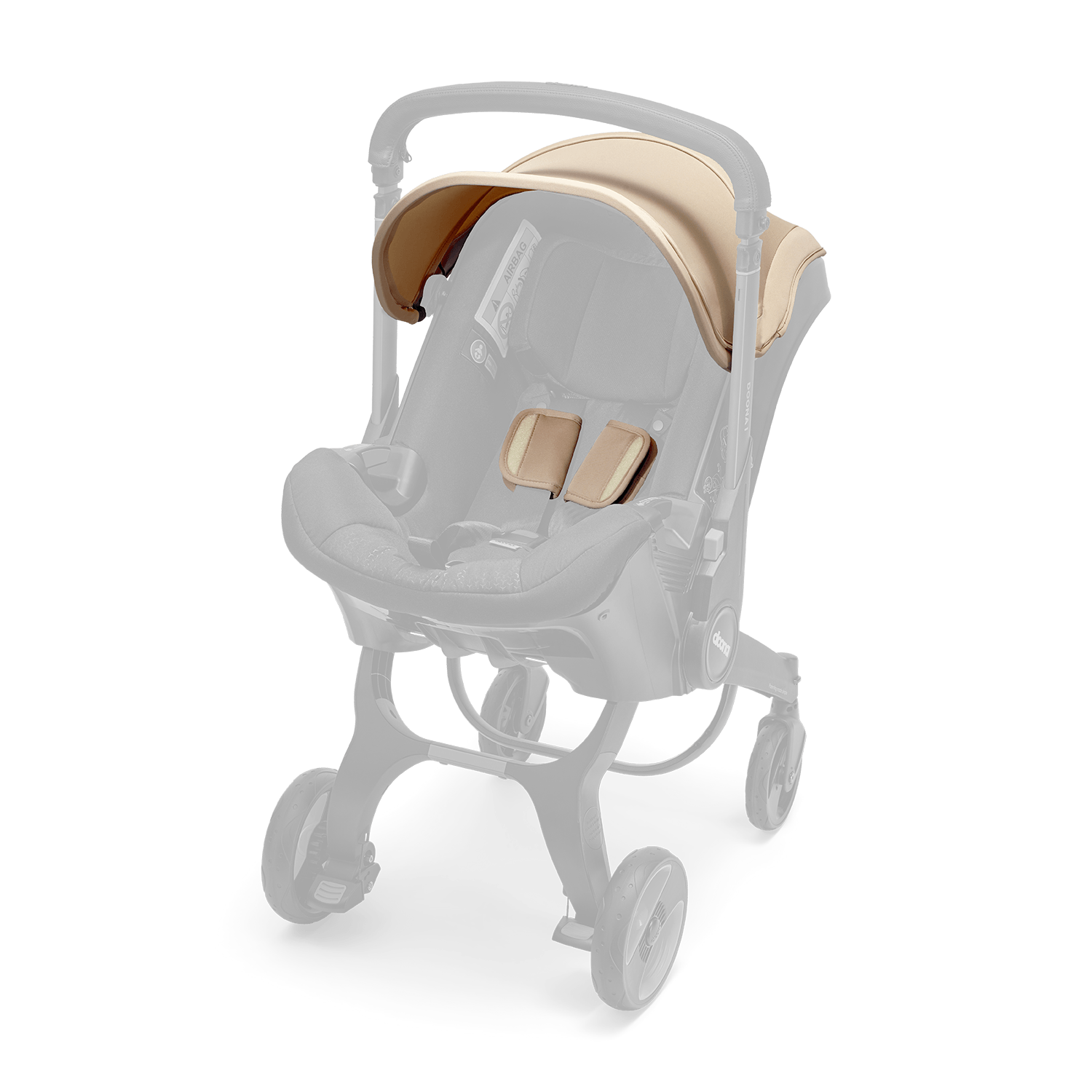 Cale Tete Bebe Coussin Repose-tête Poussette Universel - Tissu Doux Hiver - Compatible Doona Et Autres Poussettes Maintien Tete Enfant Voiture