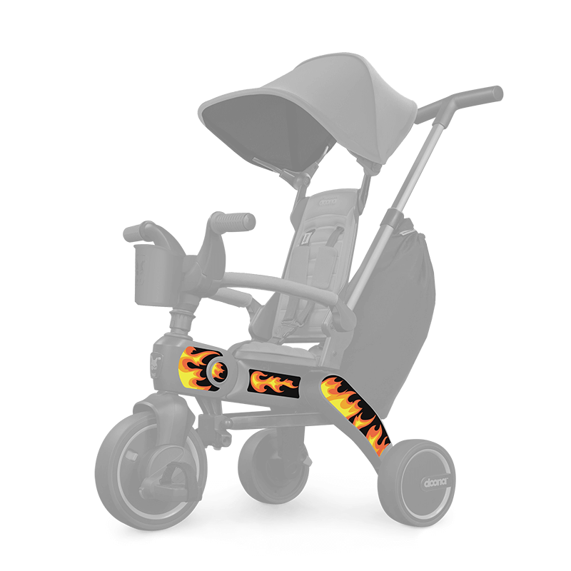 Doona Tricycle Evolutif Compact Liki Trike Edition Spéciale - Midnight  Black - Trotteur et porteur Doona sur L'Armoire de Bébé