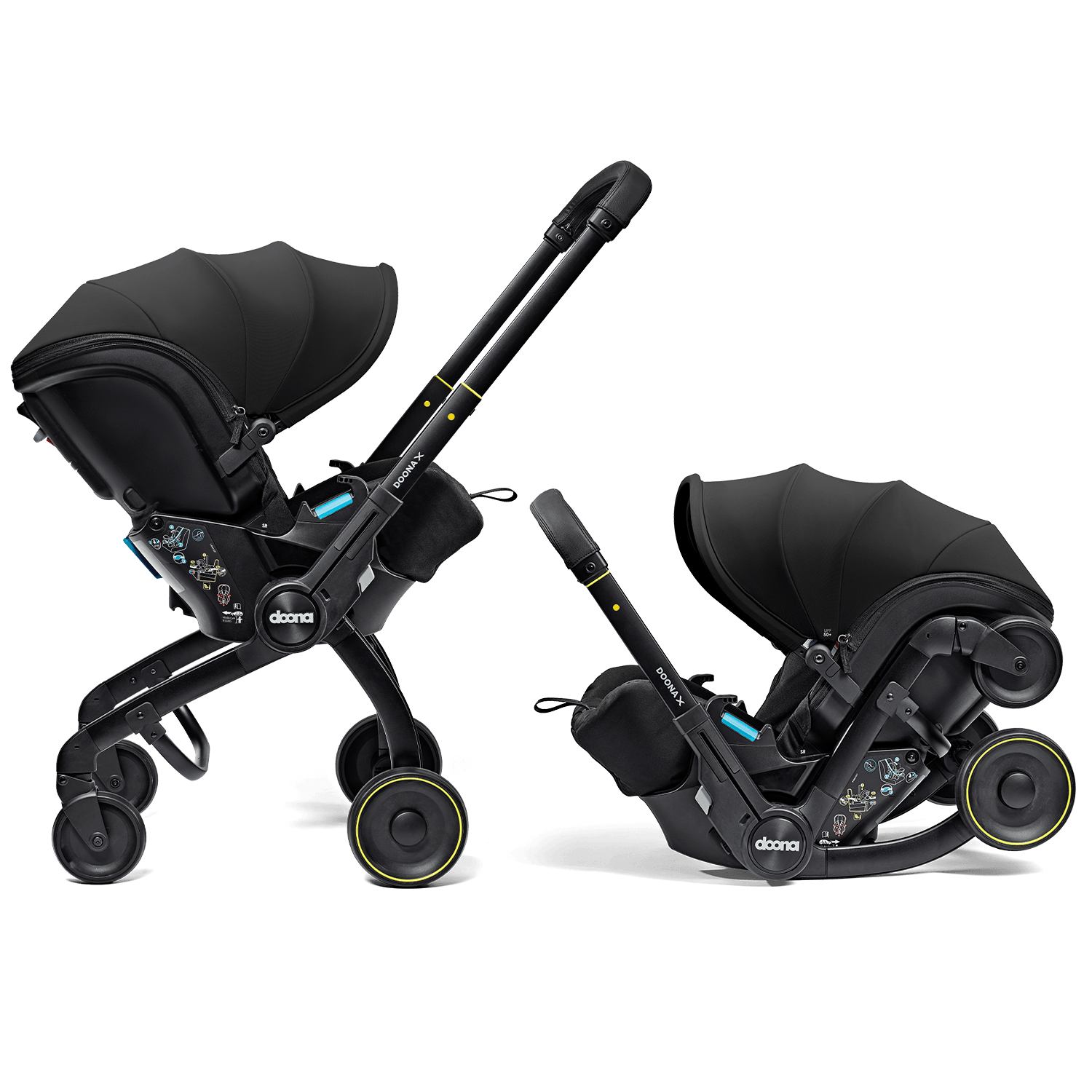 Doona+ Infant Car Seat & Stroller - Nitro Black | Traveling Tikes
