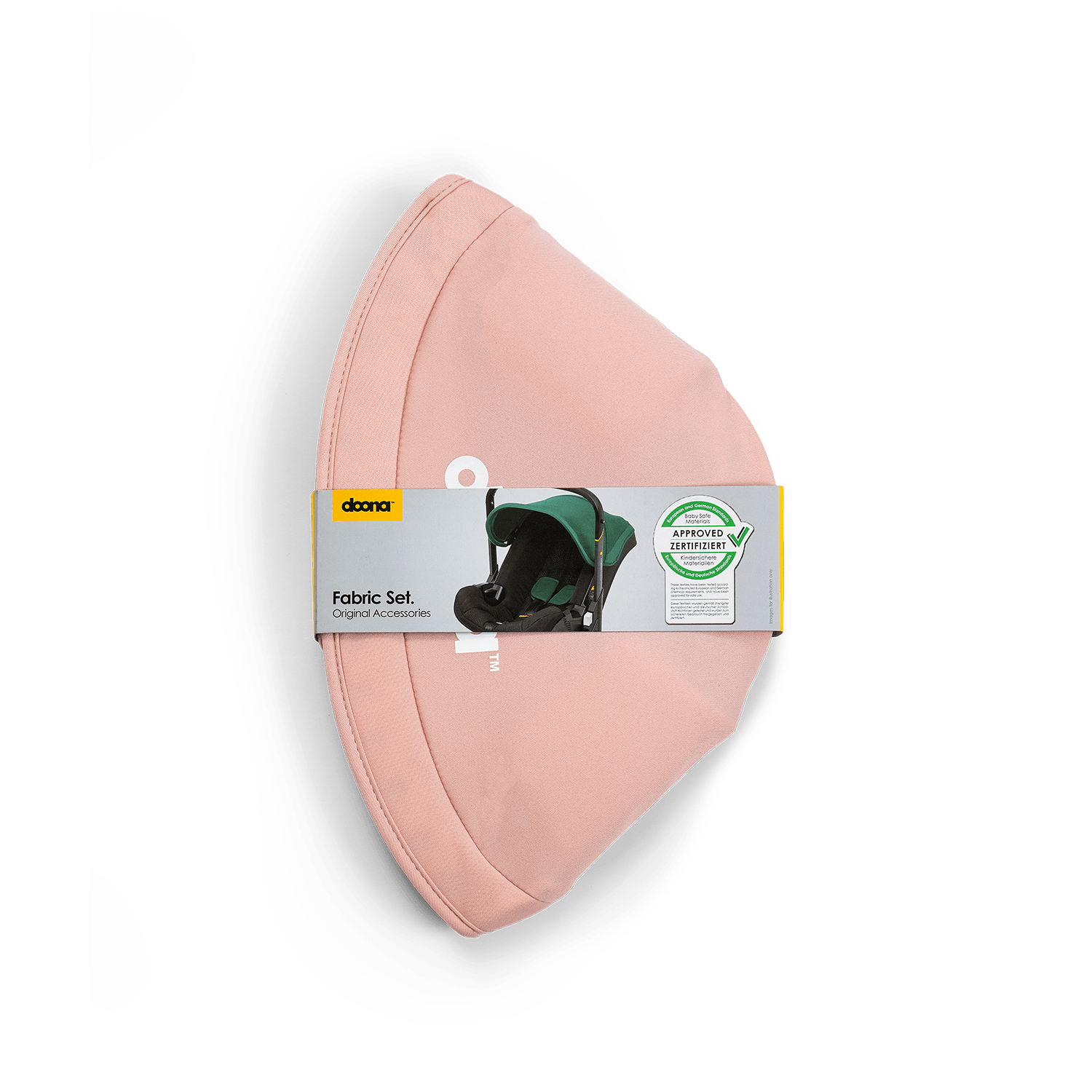 Canopy & Shoulder Pads - Blush Pink | Doona™ | Spare Parts