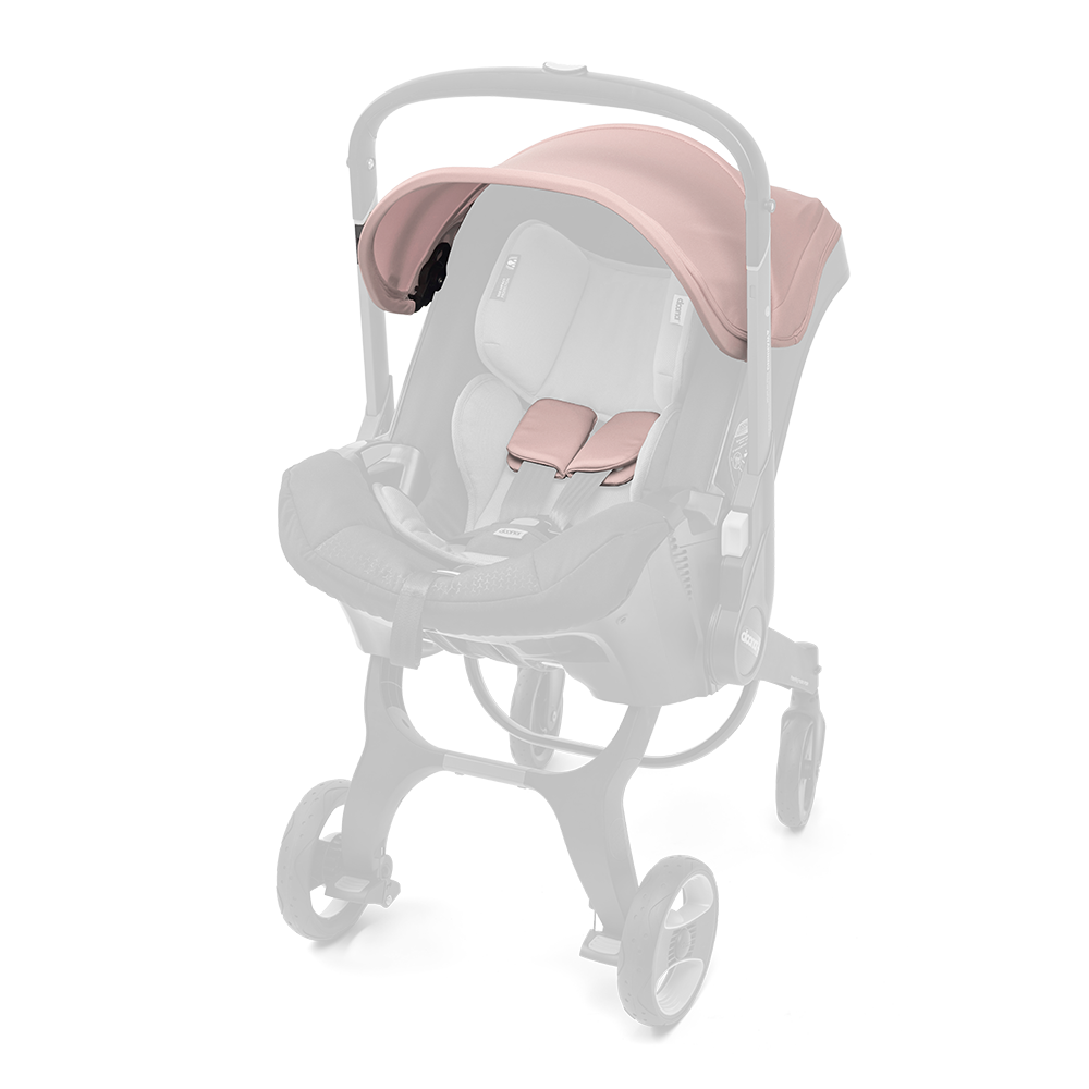 Canopy & Shoulder Pads Blush Pink Doona™ Spare Parts