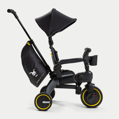 doona Liki Trike S5 プレミアム　折りたたみ三輪車　ブラック 楽天市場】リキトライク プレミアム 手押し棒つき 折りたたみ