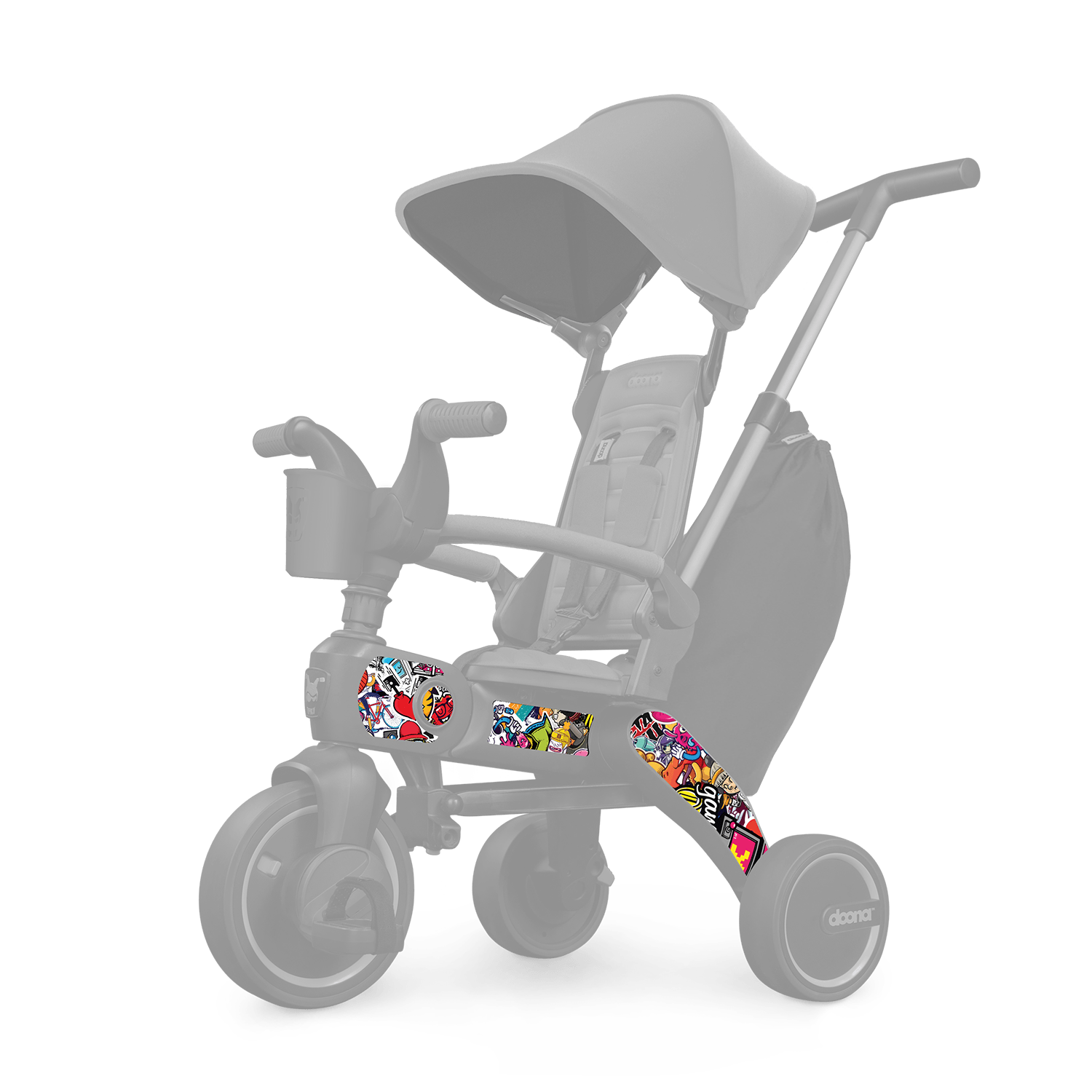 Liki Trike S3 - Grey Hound | Doona™ | 5 in 1 compact tricycle