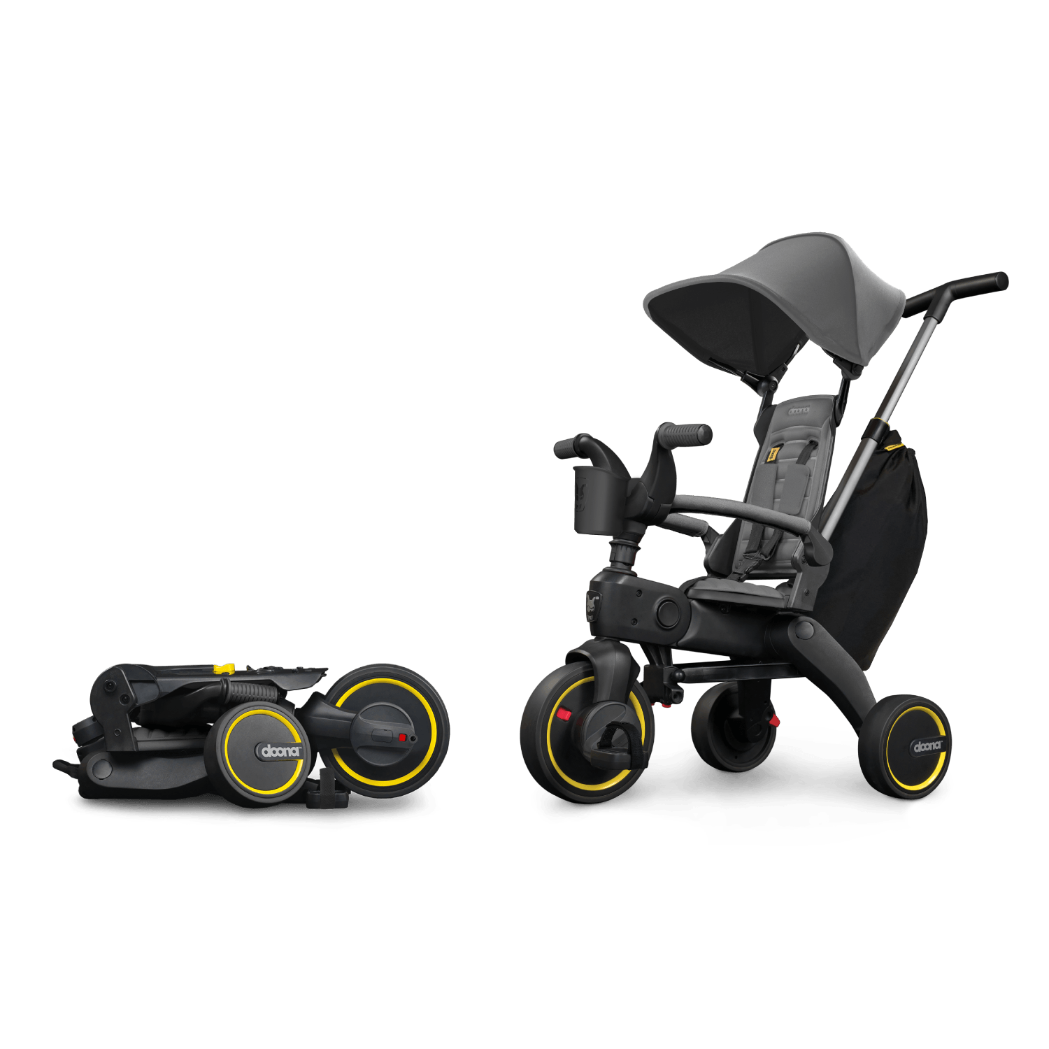 リキトライク Liki Trike S3 ドゥーナ Liki Trike S3 - Grey Hound | Doona™ | 5 in 1 compact tricycle