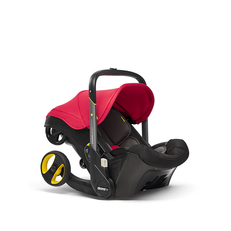 red doona stroller