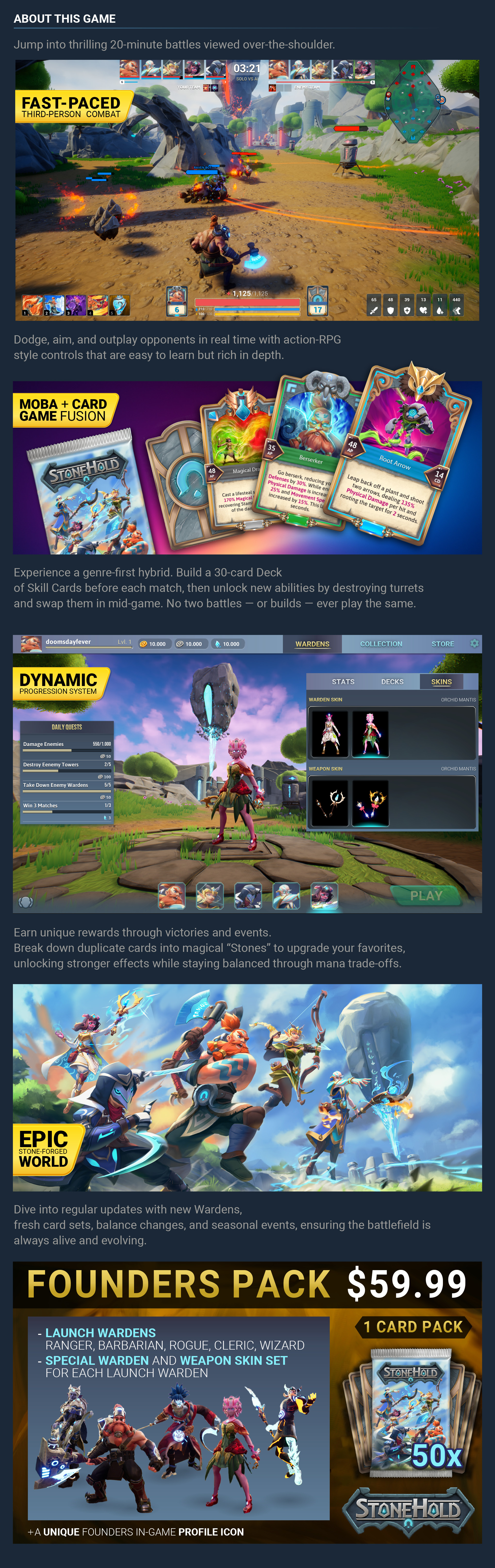 Stonehold Steam Page — 1