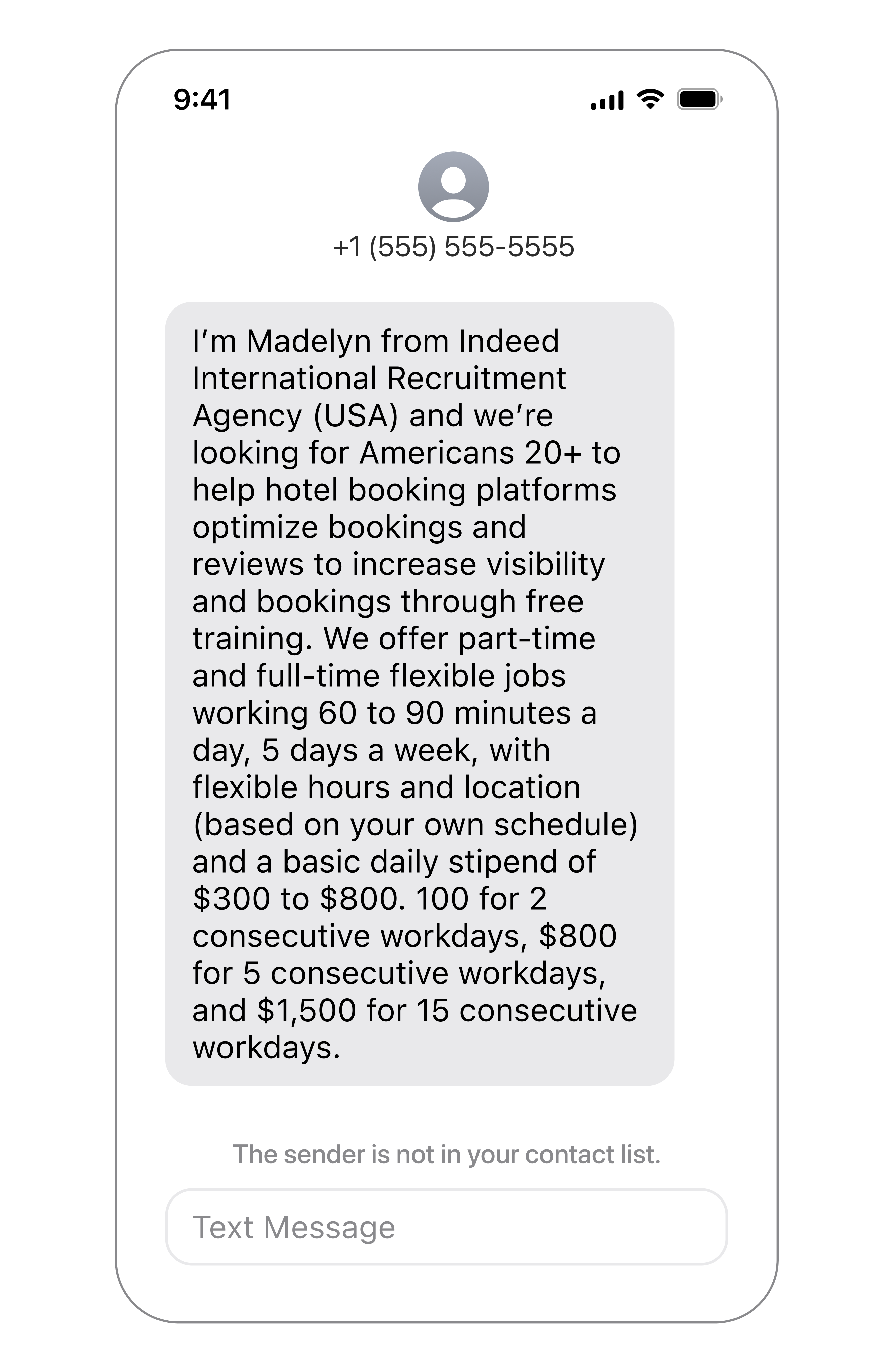 Text Messages or Phone Calls Claiming To Be Indeed? It Might Be a Scam – Indeed Support