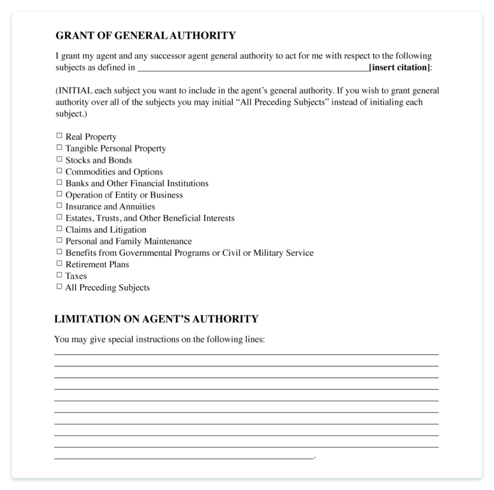grant-general-authority-and-limitations