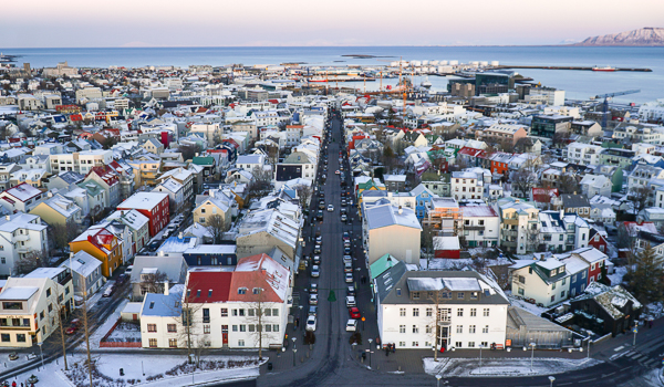 reyvkavik view from hallgrimskirkja