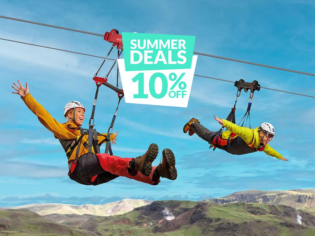 Mega Zip Line Conventional Ride Reykjavik Excursions