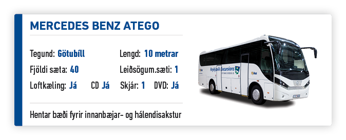 Mercedes Benz Atego 40 sæti