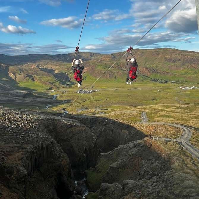 Mega ZipLine Hveragerdi