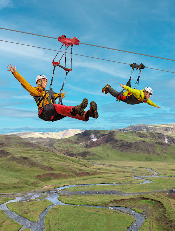 Mega Zip Line Conventional Ride Reykjavik Excursions
