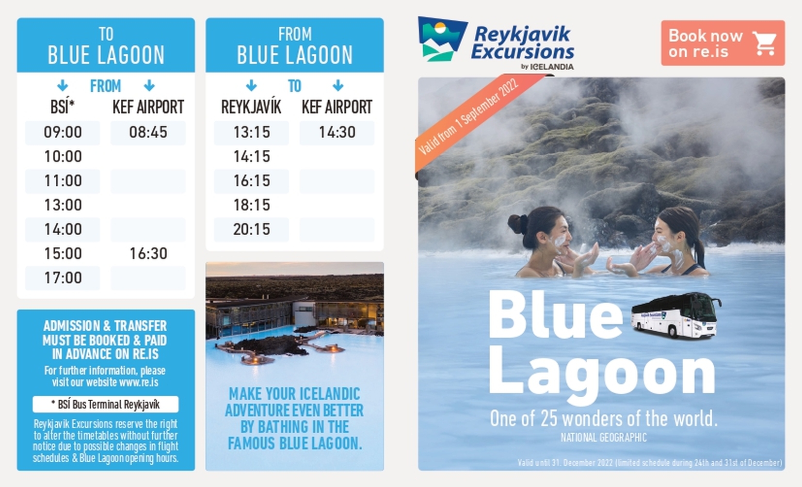 reykjavik excursions timetable