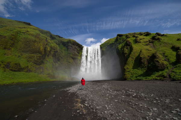 Skógarfoss-waterfall