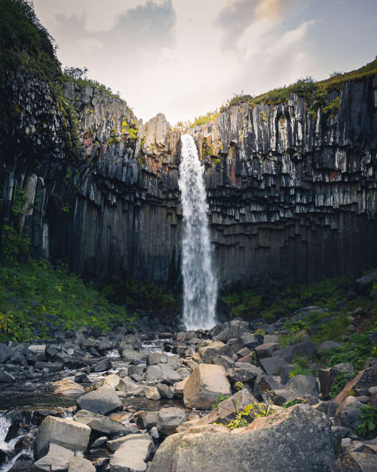 Svartifoss portrait