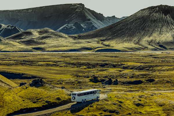 Iceland highland bus
