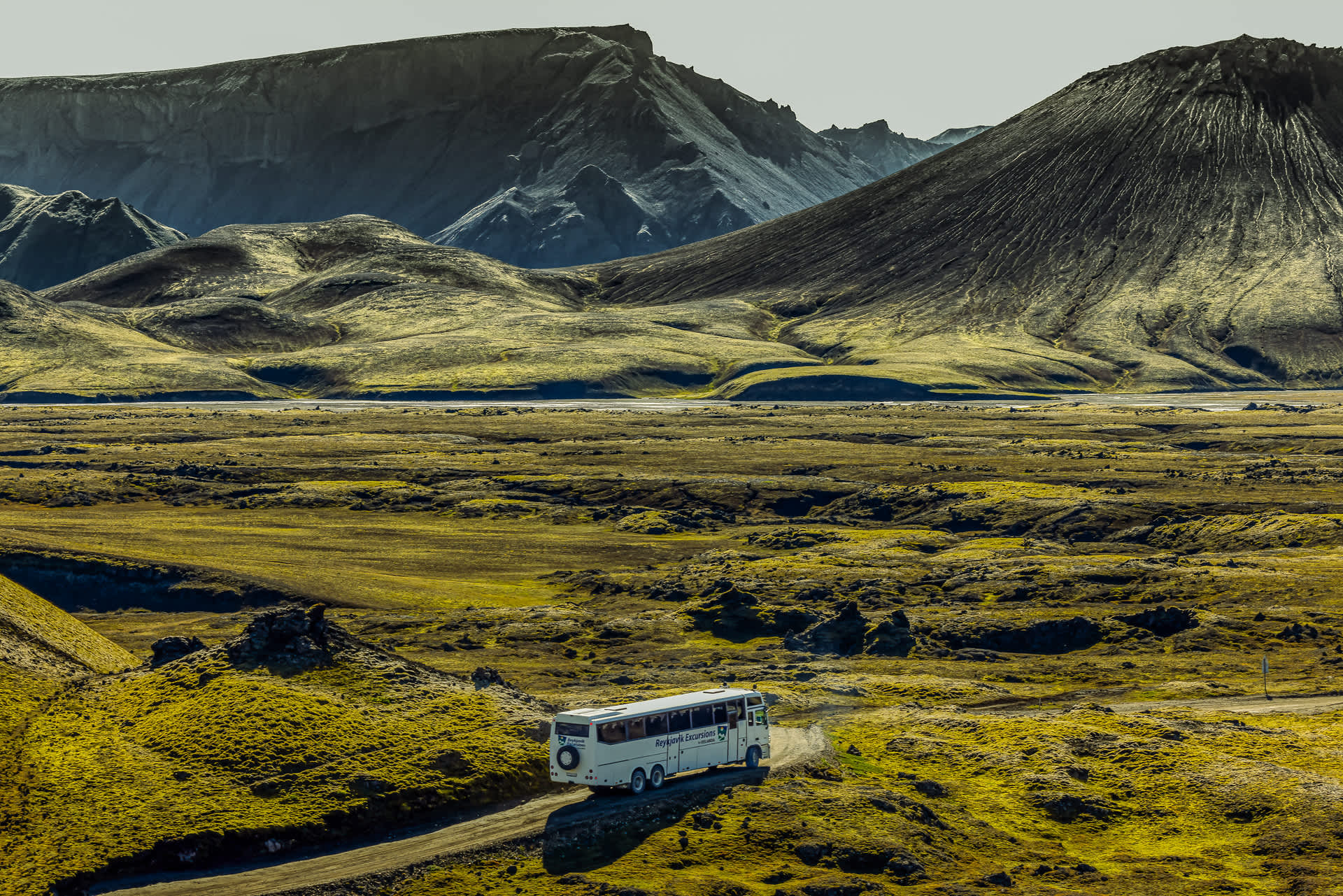 Iceland highland bus