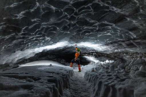 Exploring the Depths of Askur Ice Cave, South Coast