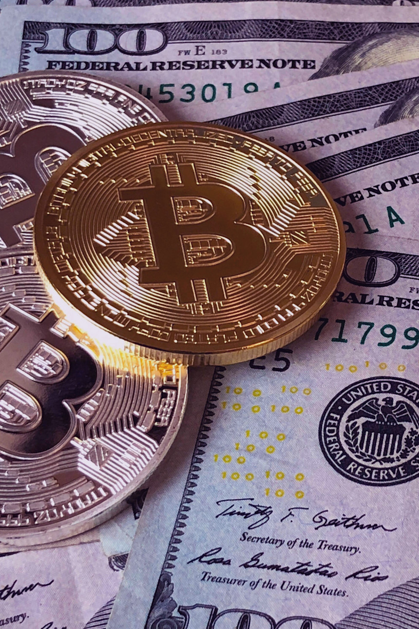 ein Bild eines Bitcoins