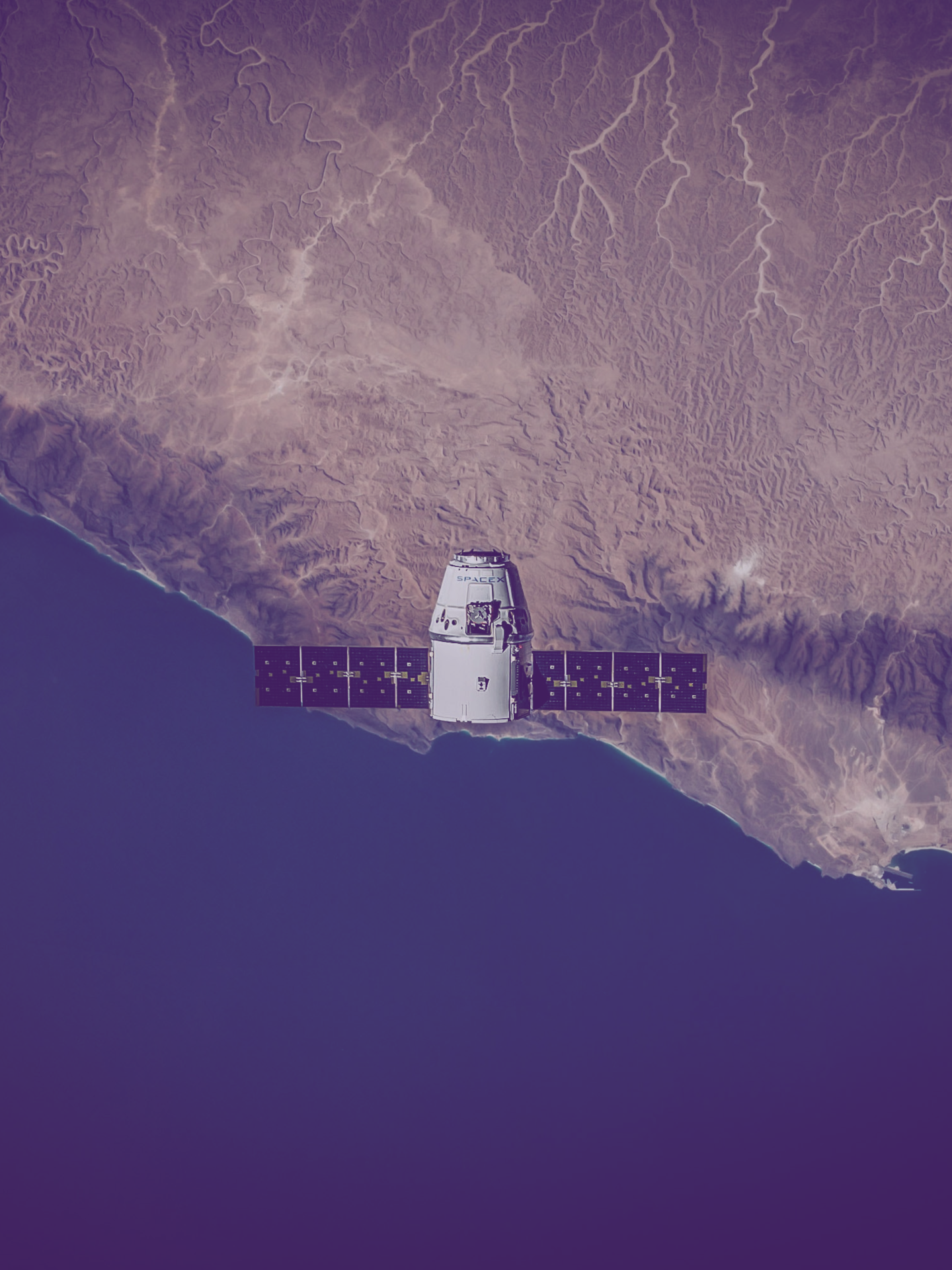 Satellit in der Erdumlaufbahn