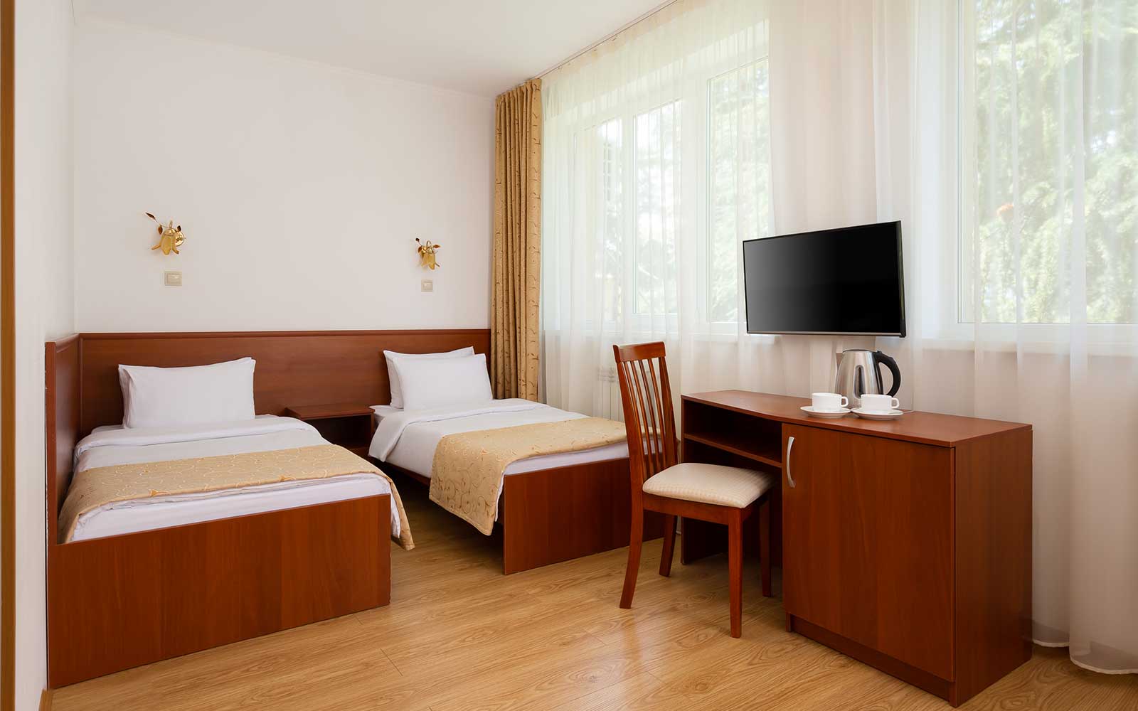 Номер комфорт, спальная комната