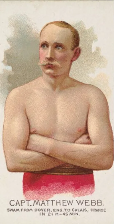 Capt. Mathew Webb swims the English Channel