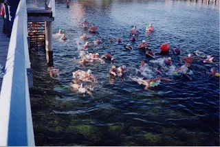 Brighton Baths - July 1999 'Mind over Matter!'... you can do this 