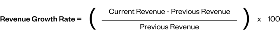 Revenue Growth Rate Formula