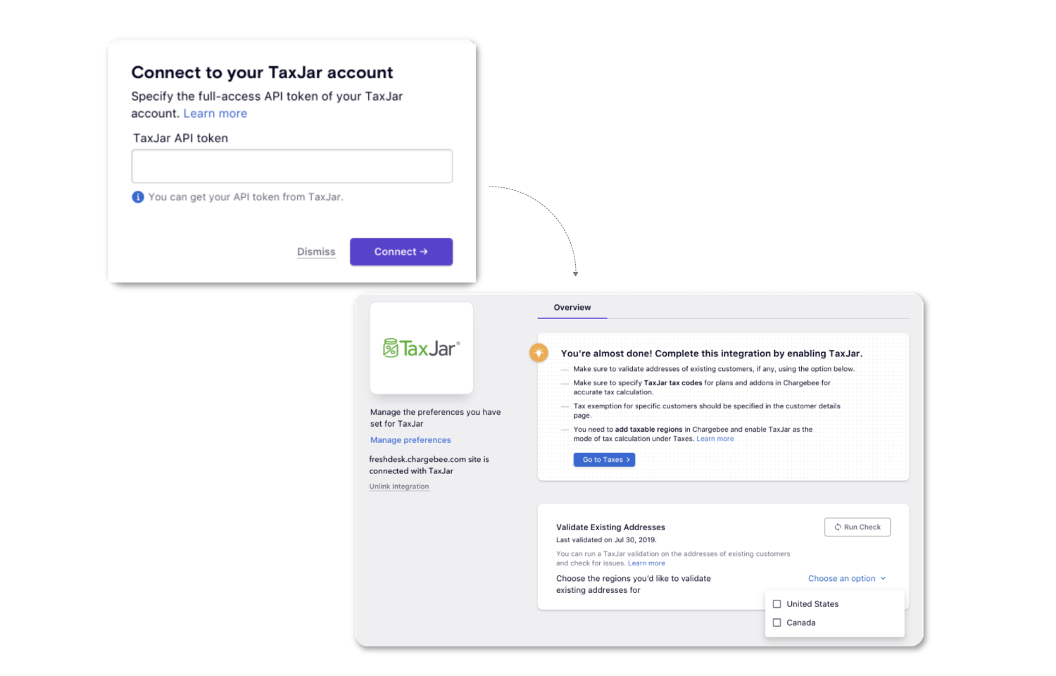How do I connect my  Account to TaxJar? - TaxJar Support