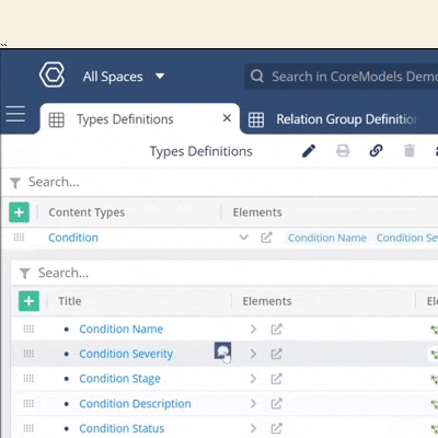 Adjustable meta-model templates