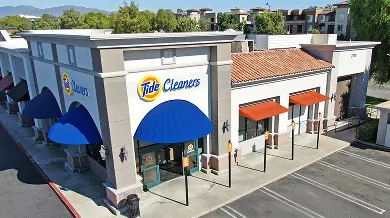 Exterior of a Tide Cleaners store in California