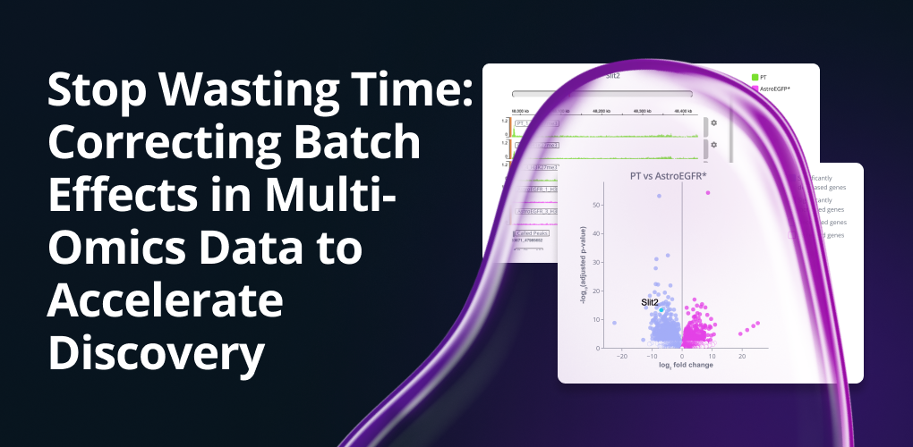 Batch effects can derail multi-omics research—masking biology, creating false signals, and delaying discovery. Learn how Pluto Bio helps translational teams correct batch effects and accelerate insights without coding.